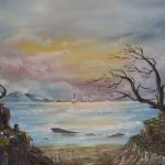 Caravelle - olio su tela