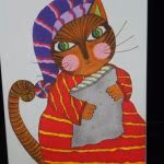 Gatto Pasquale in pigiama