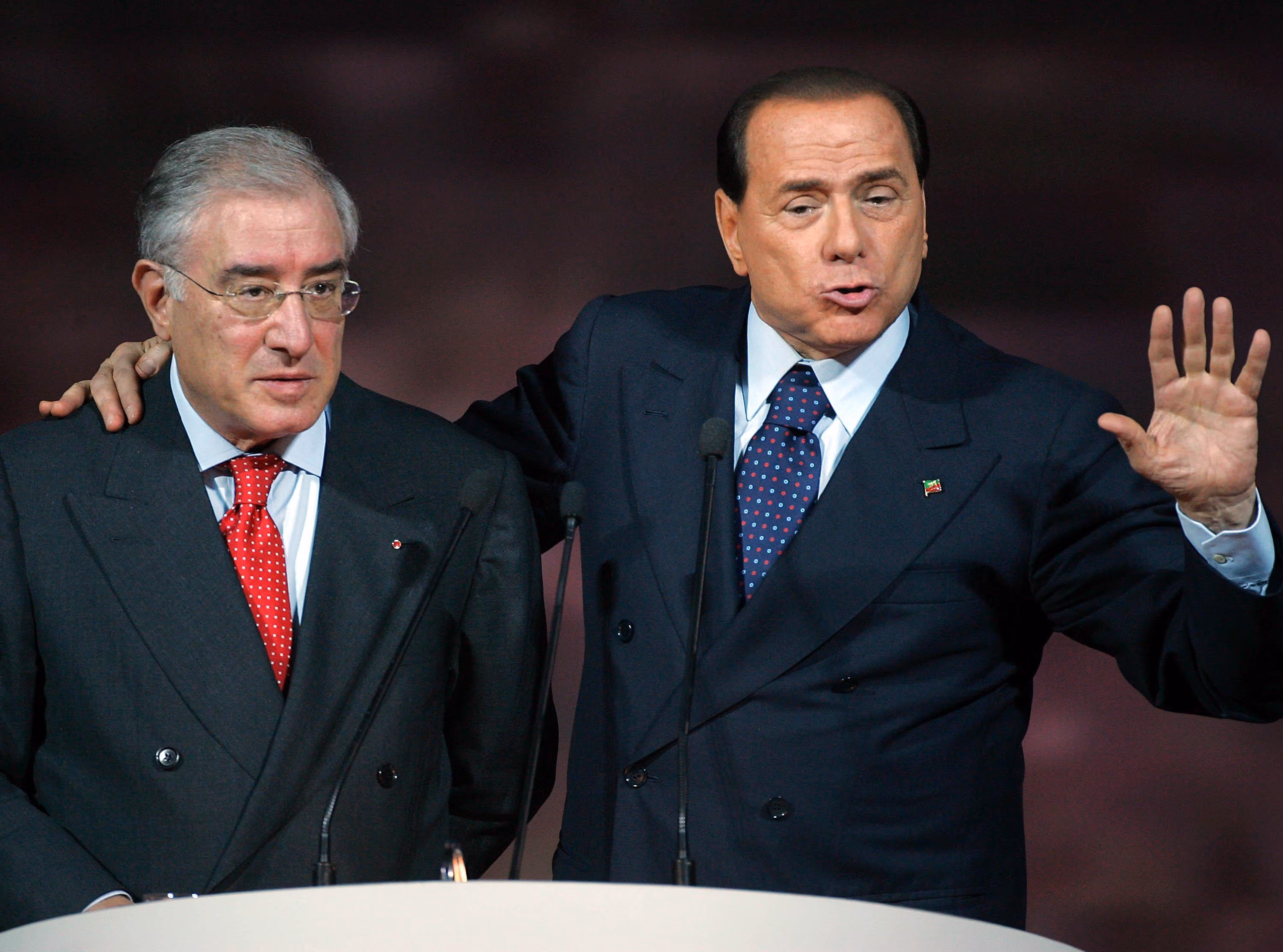 Marcello Dell'Utri e Silvio Berlusconi