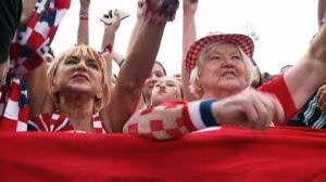 Mondiali, festa croata