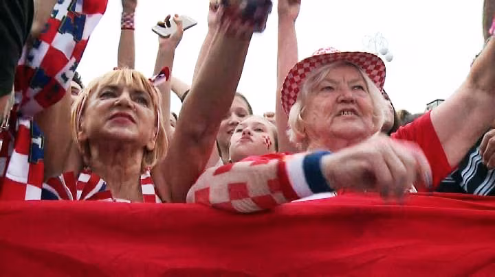 Mondiali, festa croata