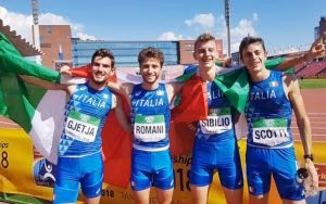 staffetta azzurra atletica u20