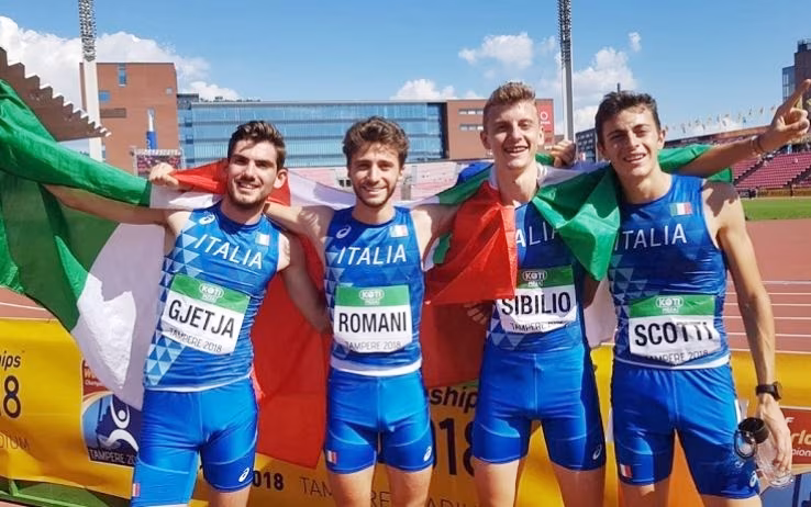 staffetta azzurra atletica u20