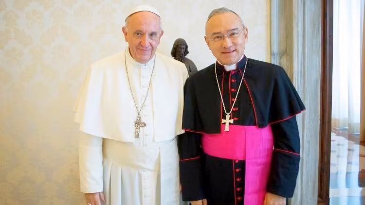 Papa Francesco e Edgar Pena Parra