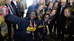 Mattarella riceve l'Italvolley