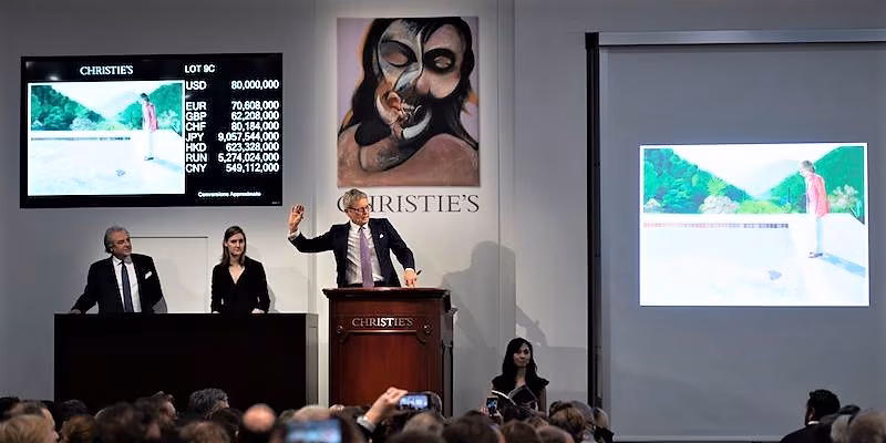 Quadro di Hockney venduto a 90,3 milioni di dollari, un record