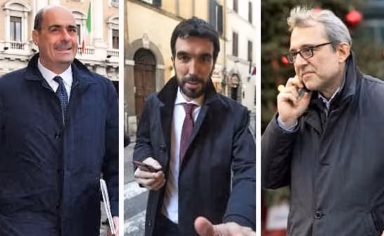 Martina, zingaretti e Giachetti