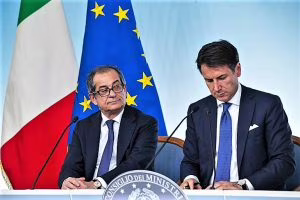 Giovanni Tria e Giuseppe Conte