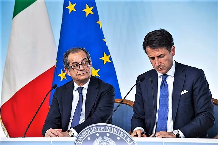 Giovanni Tria e Giuseppe Conte