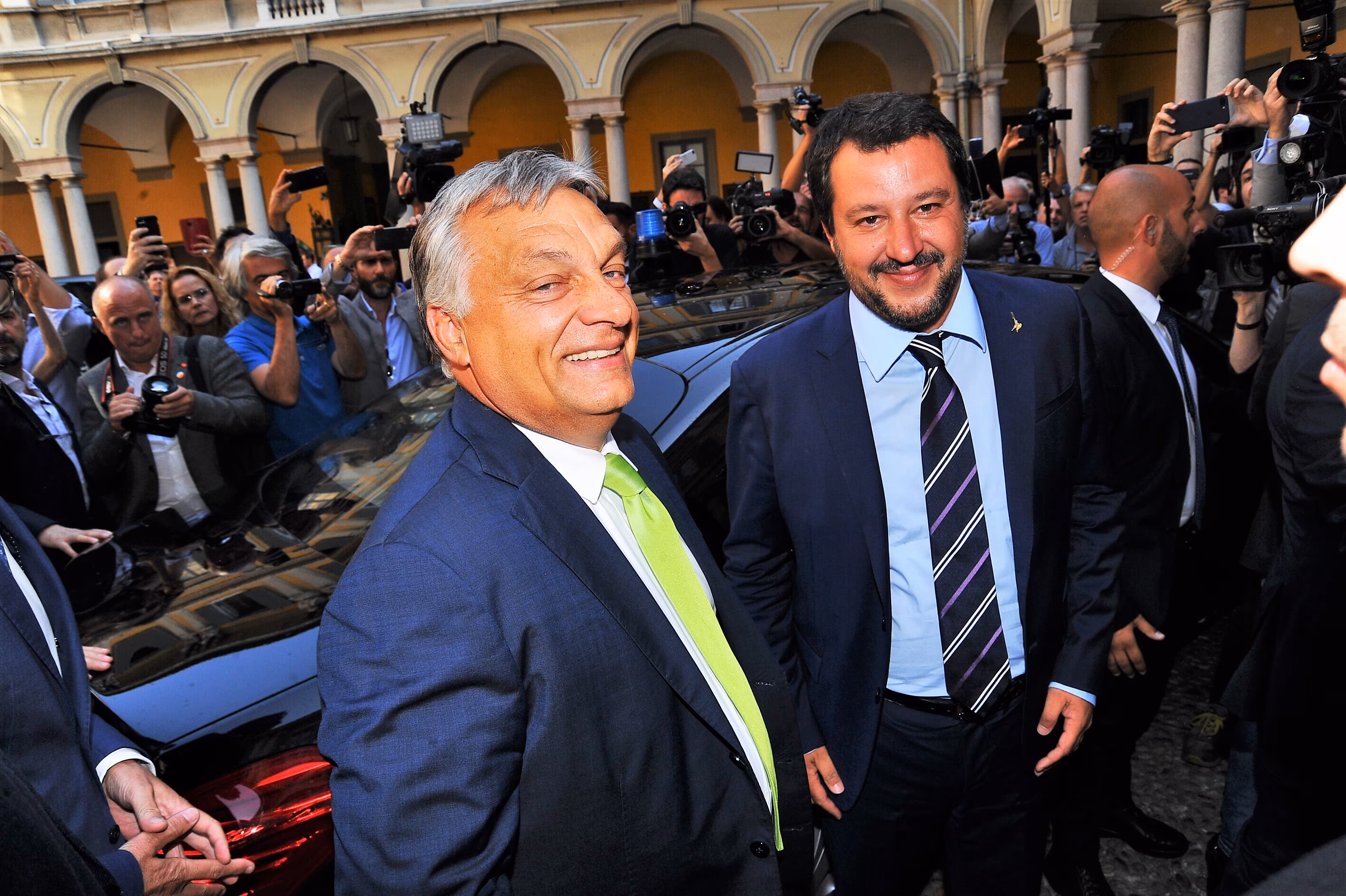 Incontro Matteo Salvini e Viktor Orban , in Prefettura