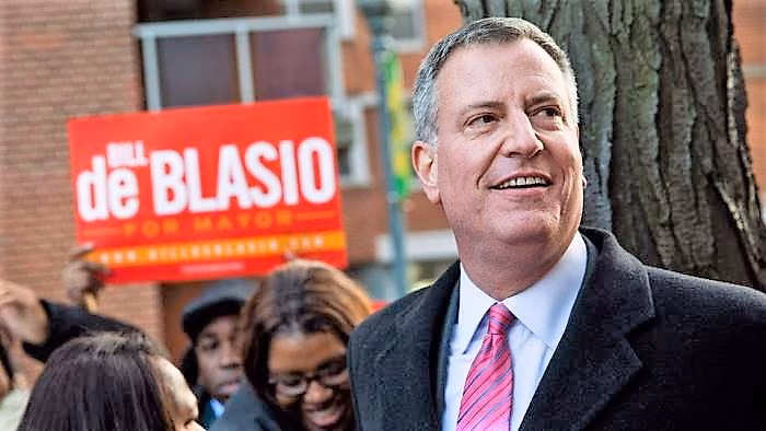 Il sindaco di New York, Bill de Blasio