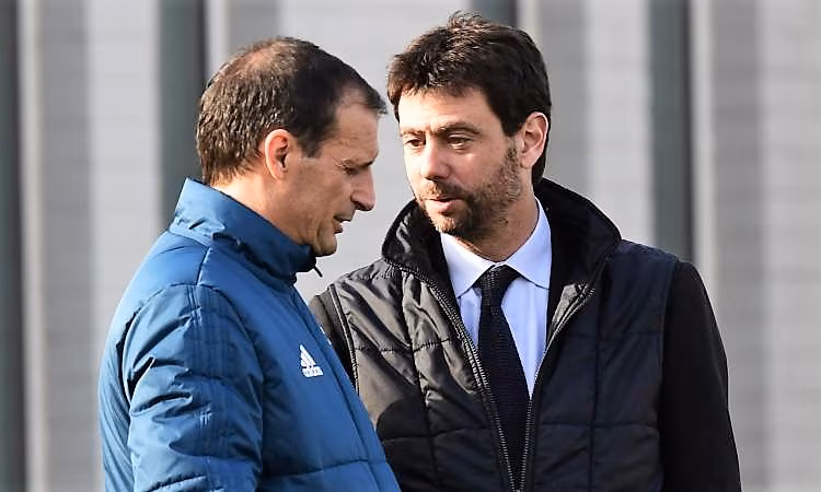 Massimiliano Allegri e Andrea Agnelli