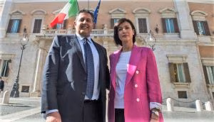 Giovanni Toti e Mara Carfagna