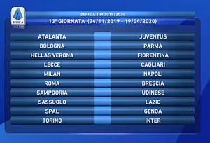 TREDICESIMA GIORNATA