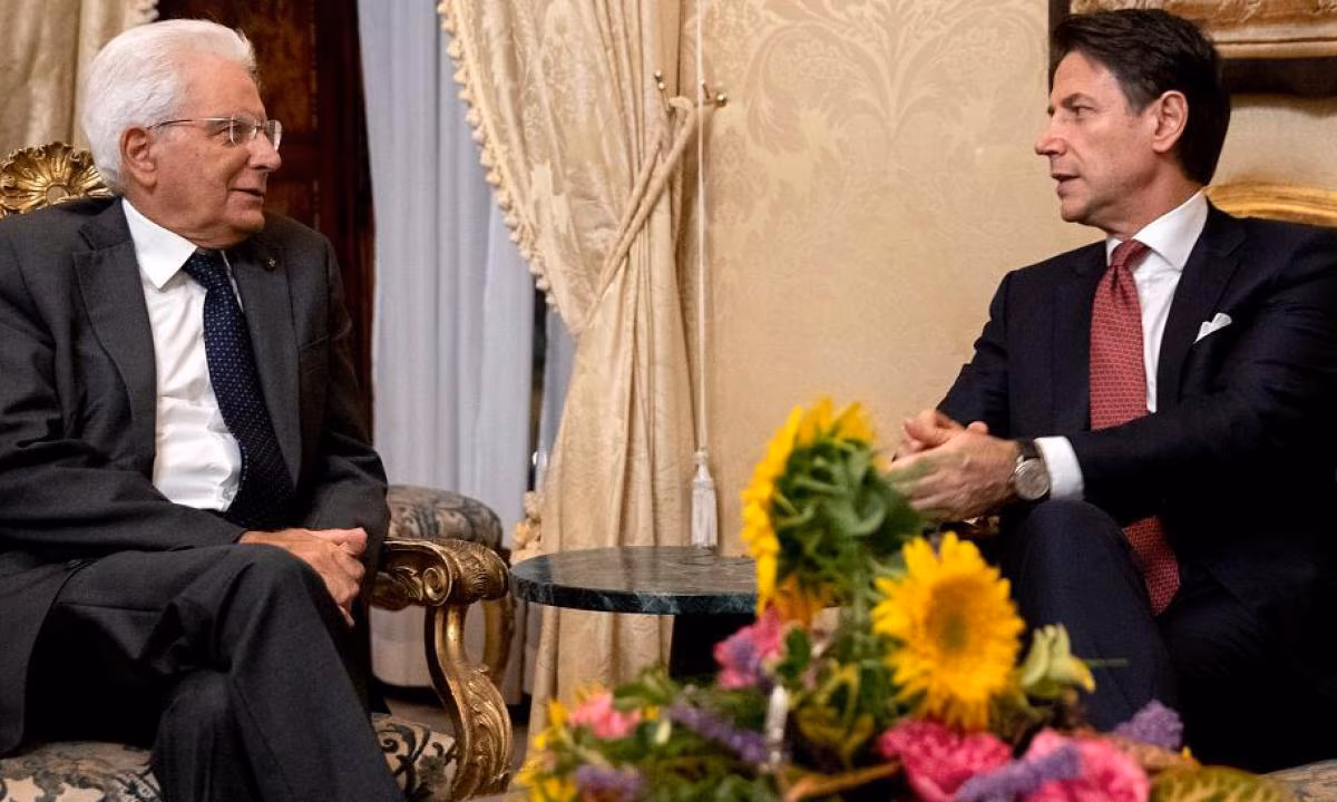 Sergio Mattarella e Giuseppe Conte