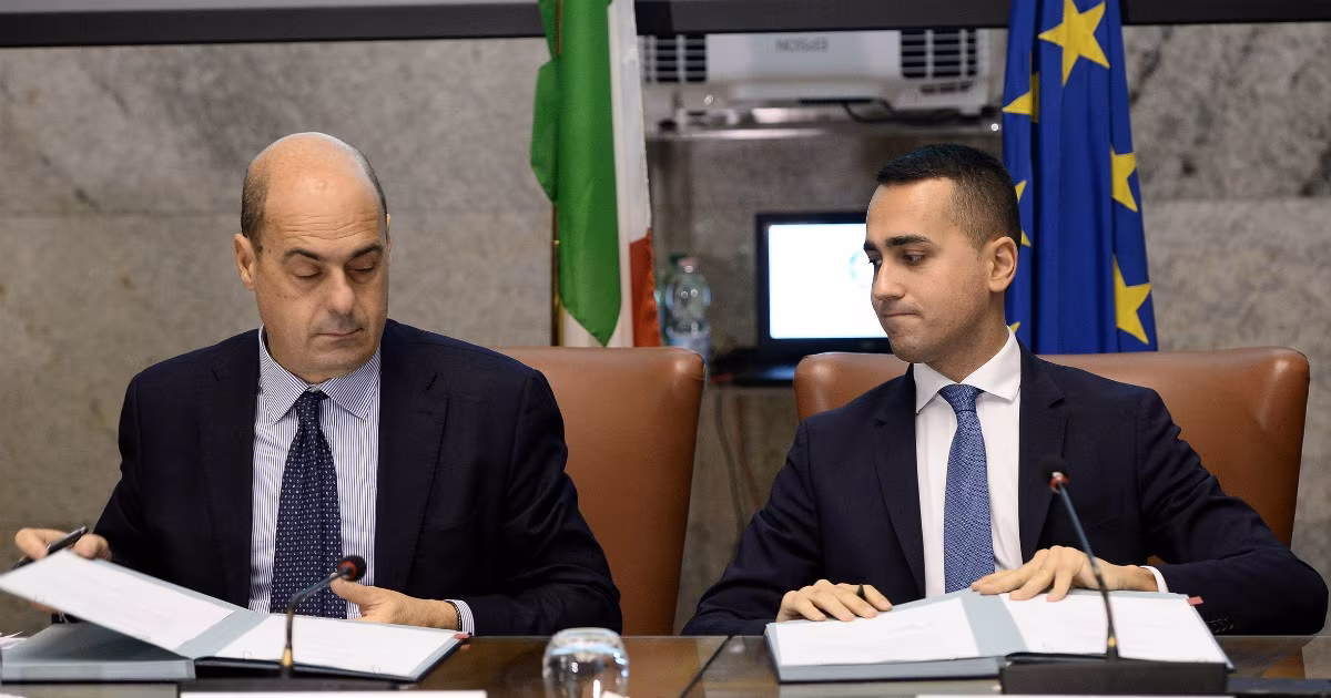 Nicola Zingaretti e Luigi Di maio