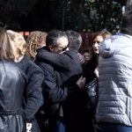 Omicidio Sacchi: a funerali amici ricordano Luca facendo rombare i motori - foto 5