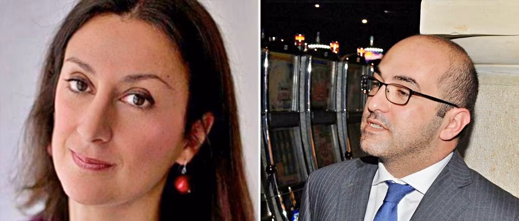 Daphne Galizia e Yorgen Fenech