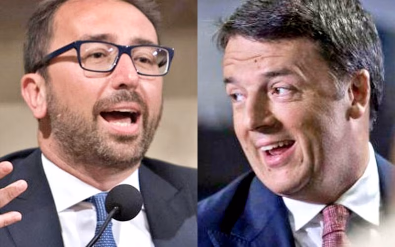 Alfonso Bonafede e Matteo Renzi