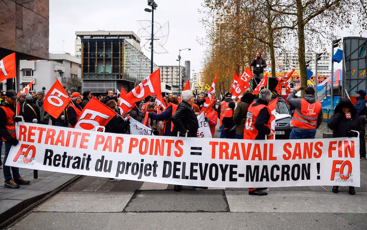 FRANCE-POLITICS-STRIKE-PENSION-DEMO