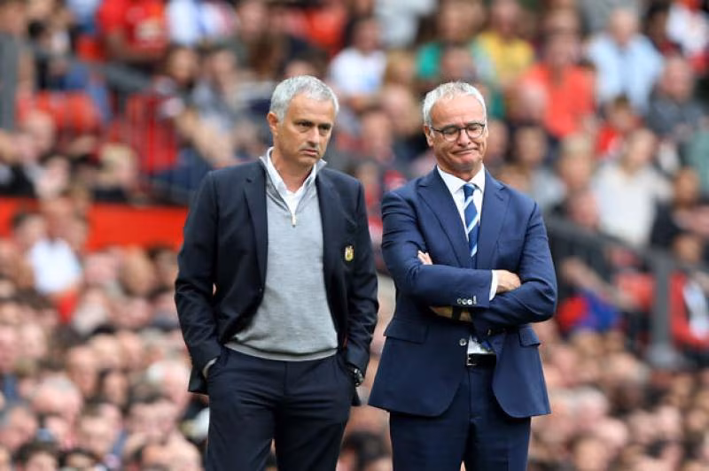 Jose' Mourinho e Claudio Ranieri