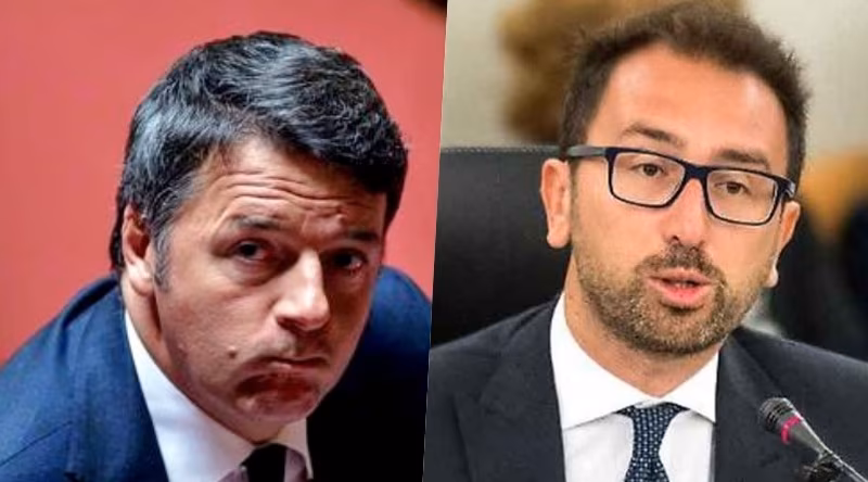 Matteo Renzi e Alfonso Bonafede