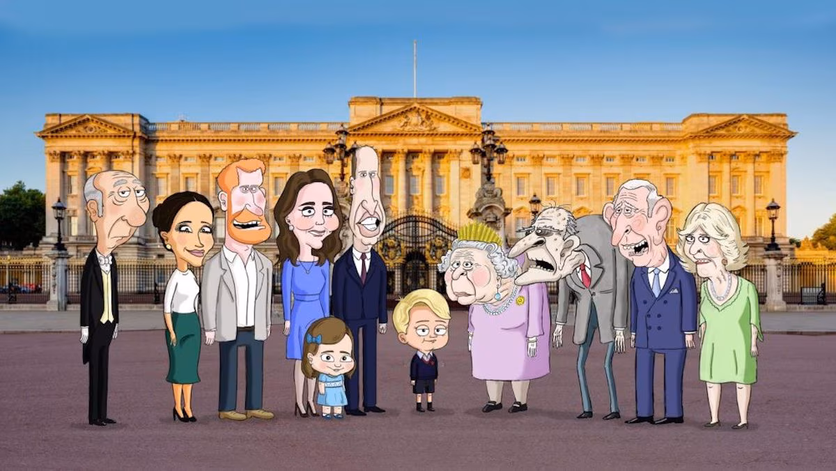 Royal family diventa una comedy animata