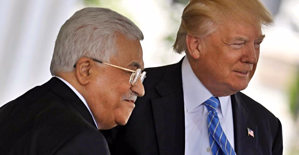 Abu Mazen e Donald Trump