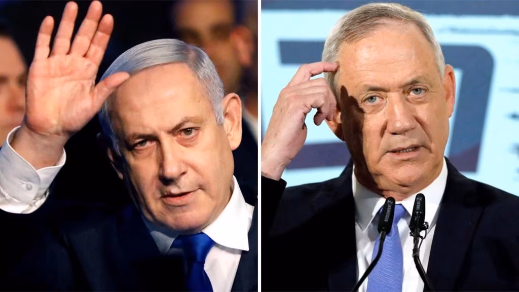 Benjamin Netanyahu e Benny Gantz