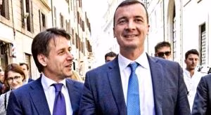 Giuseppe Conte e Rocco Casalino