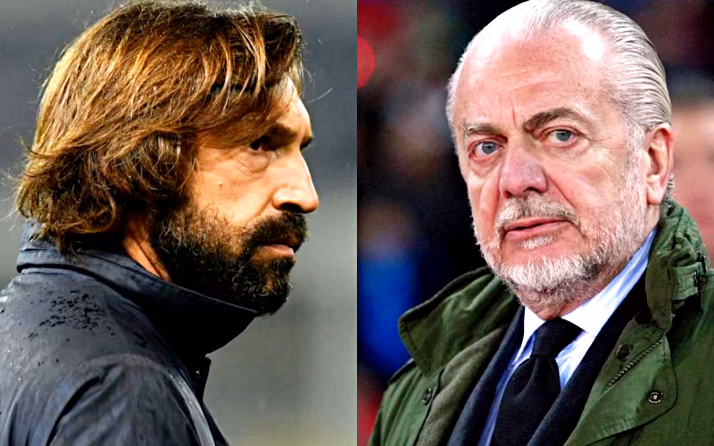 De Laurentiis: “Pirlo? Non commenti sentenze, faccia l’allenatore e basta”