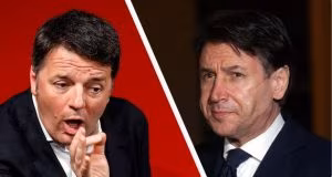 Matteo Renzi e Giuseppe Conte