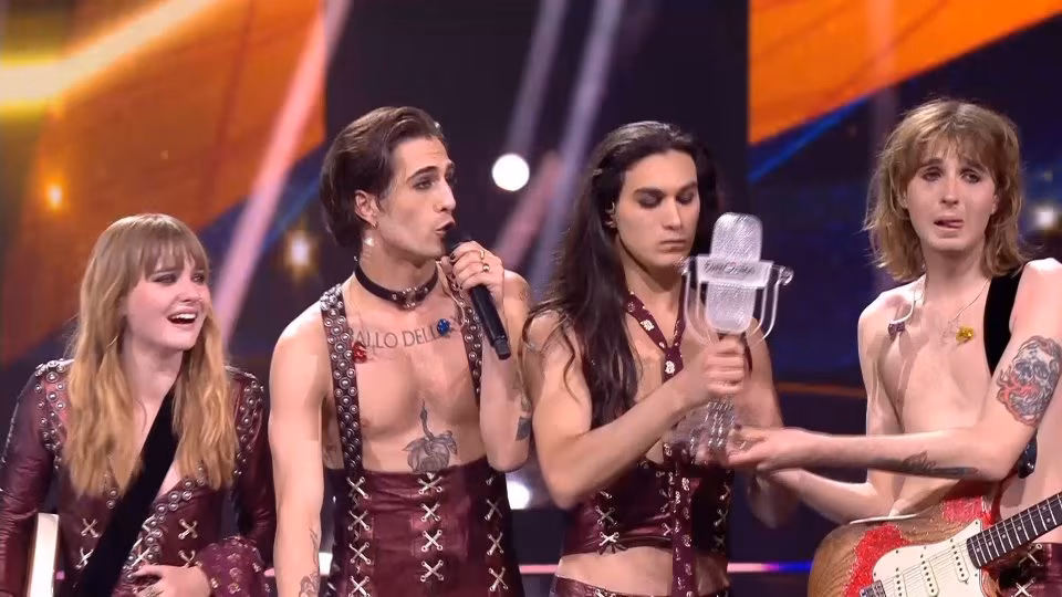 I Måneskin trionfano a Eurovision