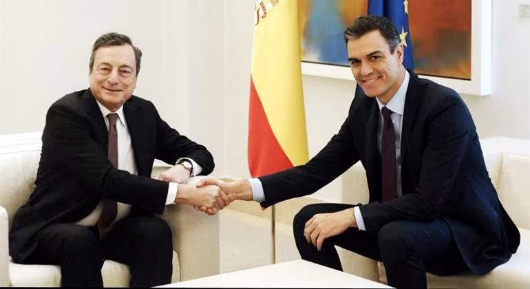 Mario-Draghi-e-Pedro-Sanchez