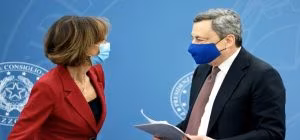 Marta Cartabia e Mario Draghi