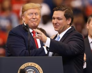 Donald Trump e Ron DeSantis