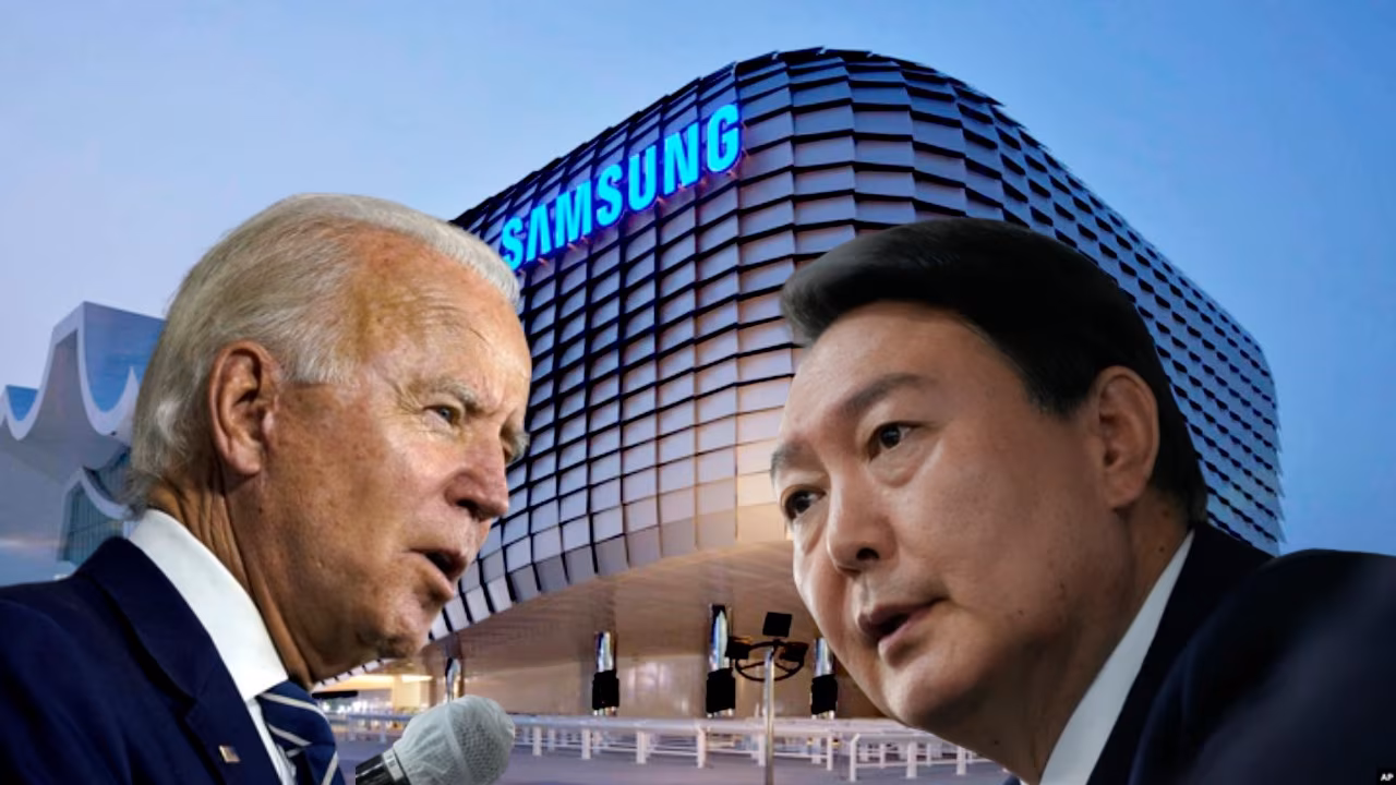 Joe Biden e Yoon Suk-yeol