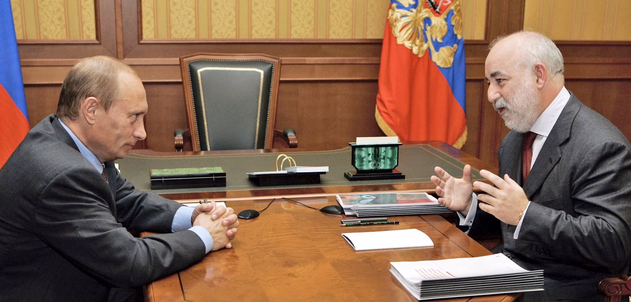 Vladimir Putin e Viktor Vekselberg