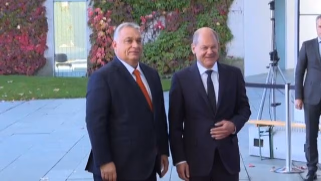 Viktor Orban e Olaf Scholz