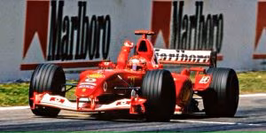 Ferrari di Schumacher del 2003
