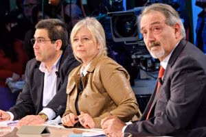 Da sx D'Amato, Bianchi e Rocca