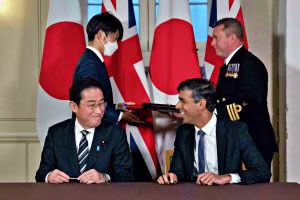 Fumio Kishida e Rishi Sunak