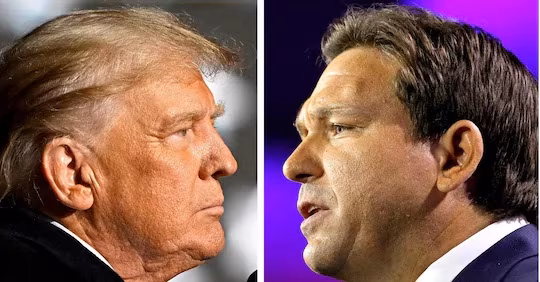 Donald Trump e Ron DeSantis