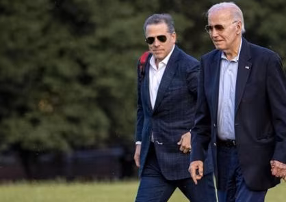 Hunter e il padre Joe Biden