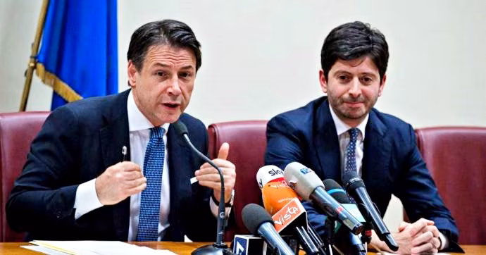 Giuseppe Conte e Roberto Speranza