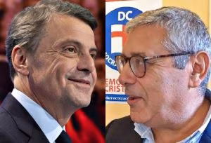 Carlo Calenda e Totò Cuffaro