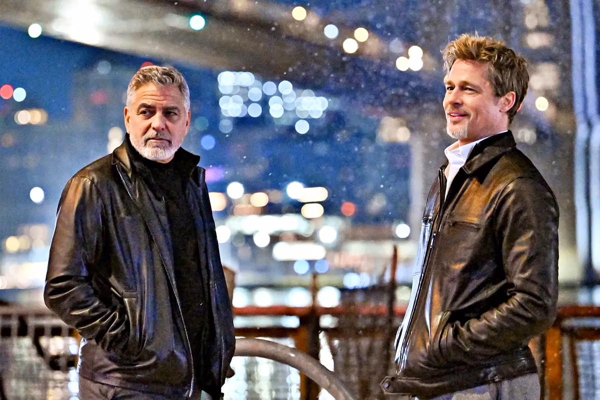 George Clooney e Brad Pitt