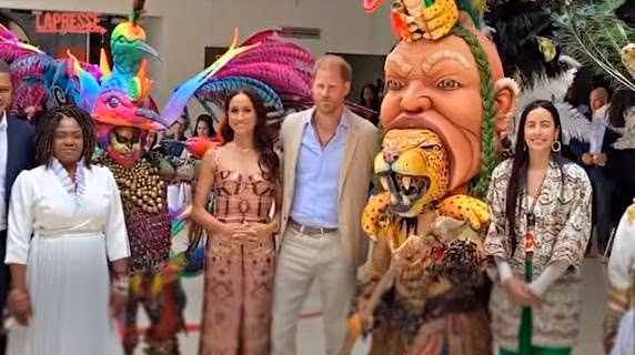 Harry e Meghan in Colombia