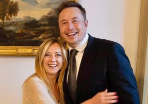 Giorgia Meloni e Elon Musk