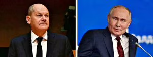 Olaf Scholz e Vladimir Putin1